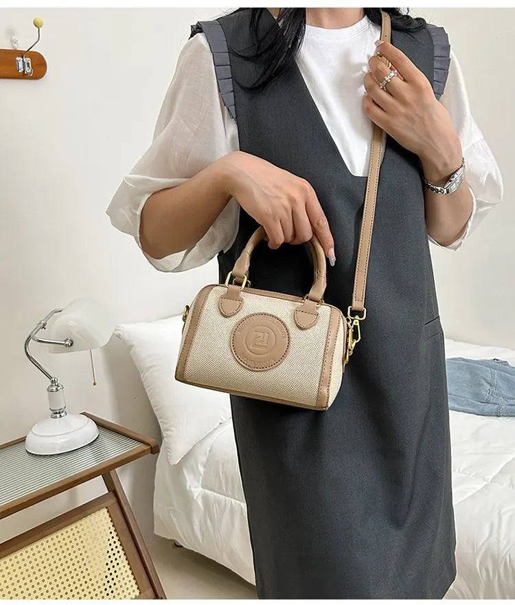 Famous Designer Leather Women's Tote Bag Luxury Brand Popular Classic Fine Craftsmanship Elegant Vintage Commuter Bag
