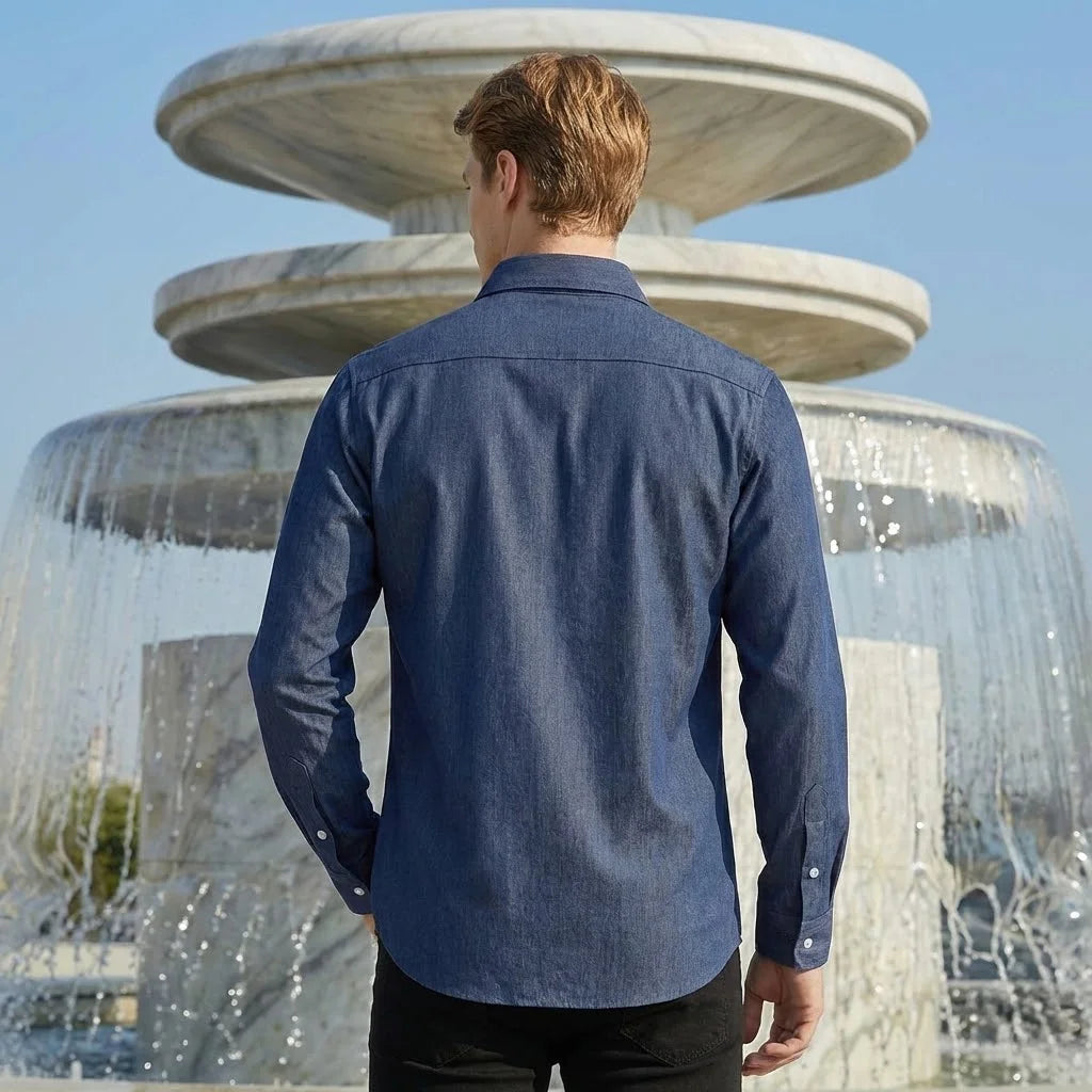 Men's Denim Shirt Multi Color Spring Summer New Arrival Single Breasted Button Down Casual Versatile Wardrobe Essential Top 2025