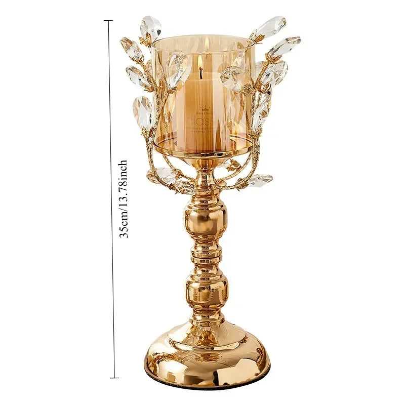 Candle Holder Wedding Decoration European Style Candle Holders Home Crystal Candle Holder Decorations Romantic