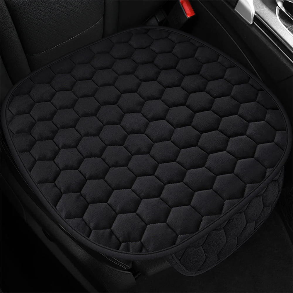 Car Seat Cover Front Rear Warm Seats Cushion Protector Plush Seat Cover Autumn Winter Universal For Sedan Hatchback SUV Seat Mat