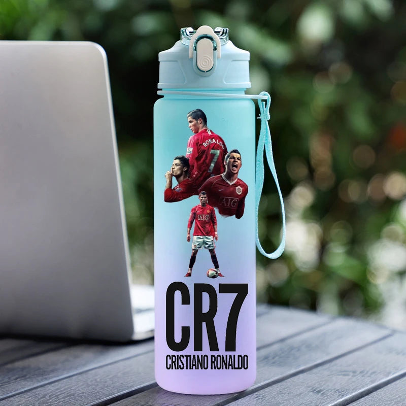 CR7 Cristiano Ronaldo World Football Stars High-value Large Capacity Portable Water Cup Drinking Bottle