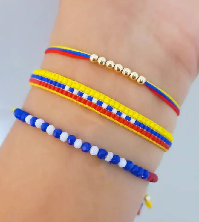 handmade Venezuela beaded bracelet, Venezuelan jewelry