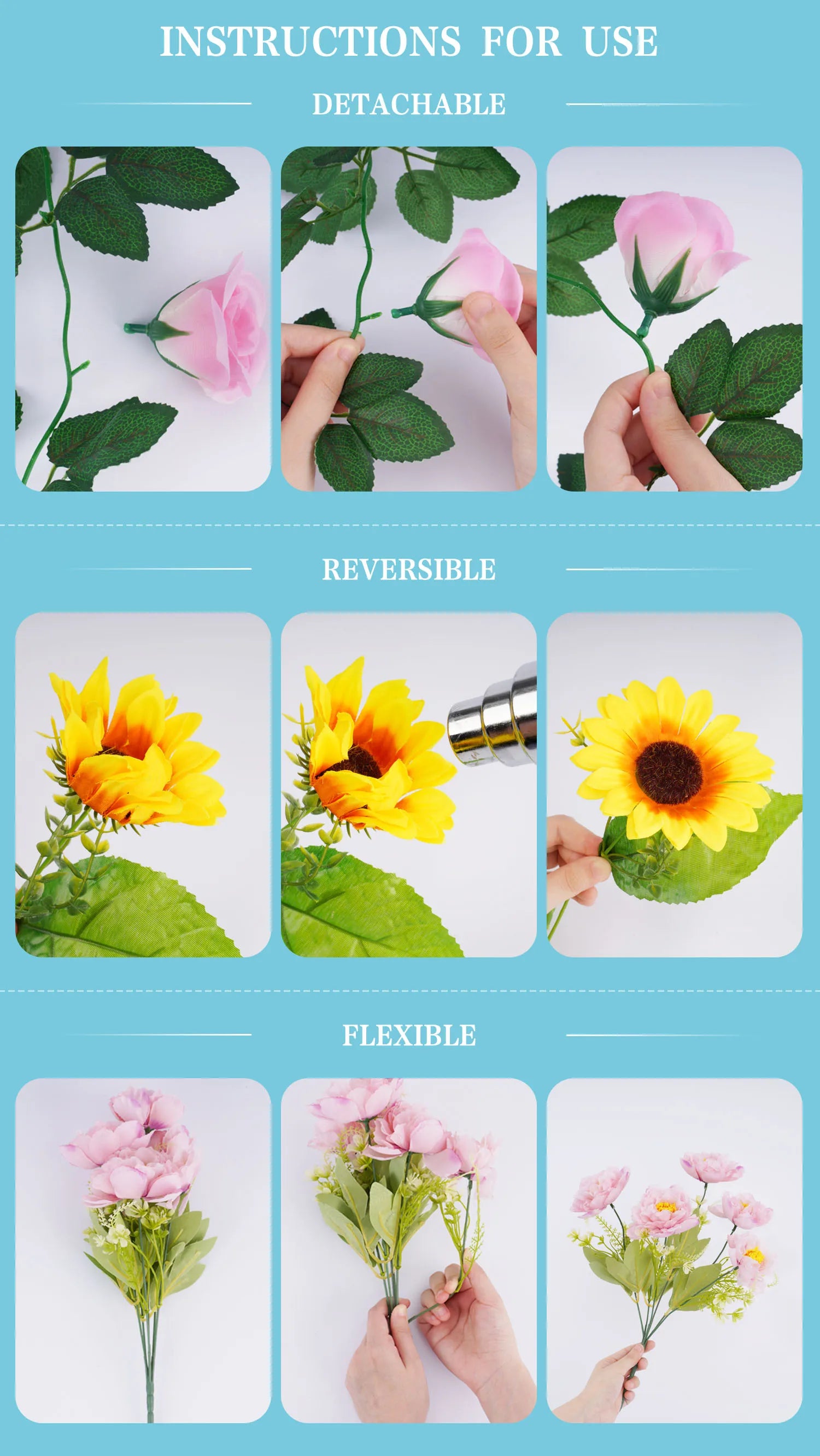 Artificial Flowers Plants