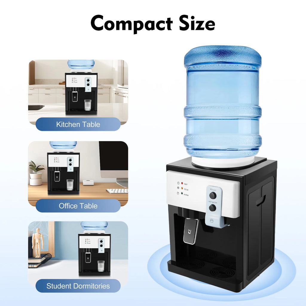 HS-09 Hot/Cold Desktop Electric Water Dispense Water Detachable Design Cooler Dispenser Water Cooler for Home Office
