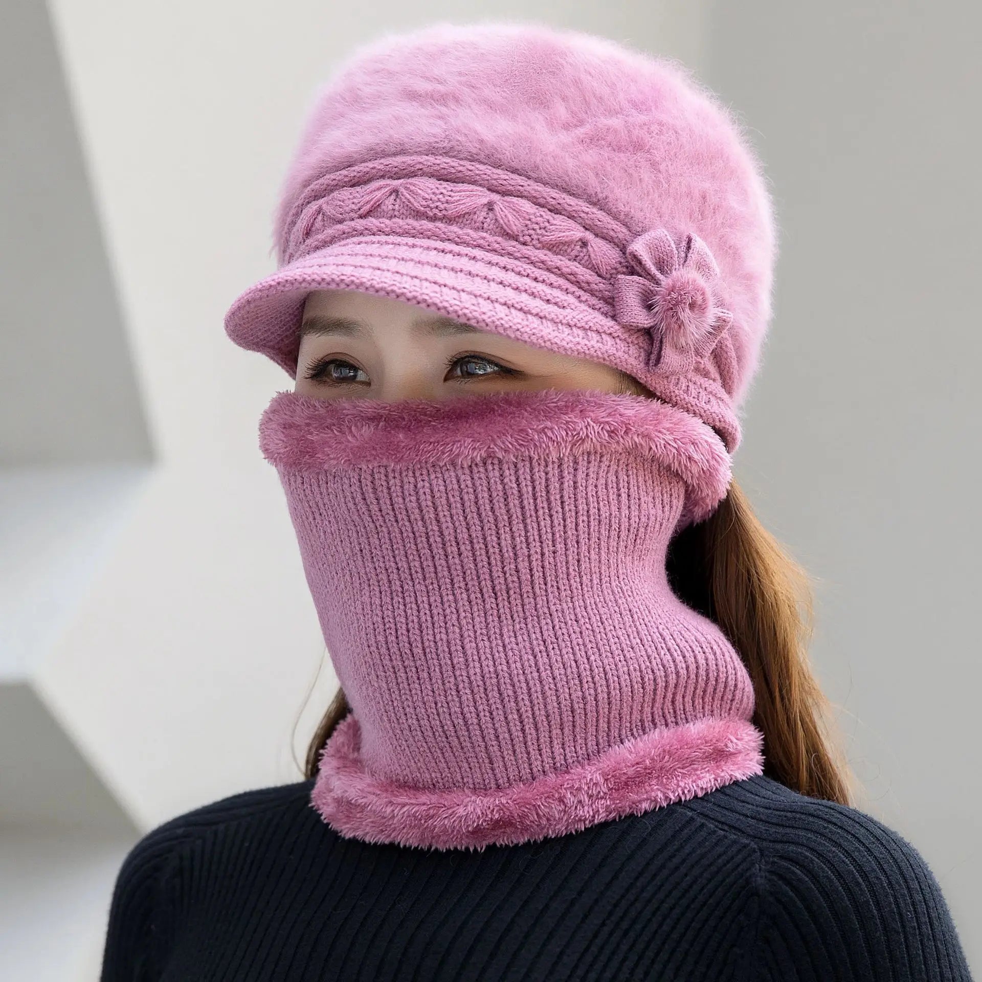 All-match Hats  Popular Solid Colors  Warm Colors   Hot-selling Popular Hats  Travel Warm and Cold-proof Hats