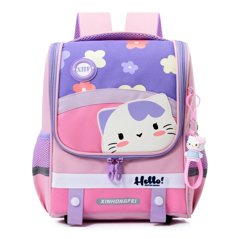 Shark Backpack Boys for Kids Girl Kitten Bookbag for Primary School Bags Travel Back Pack