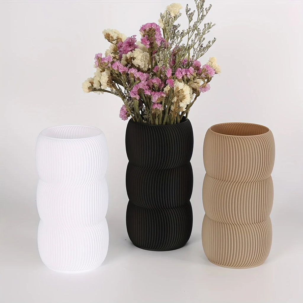 1 Piece, Bohemian Style Decorative Vase, Home Decor Vase, Perfect for Dried Flowers