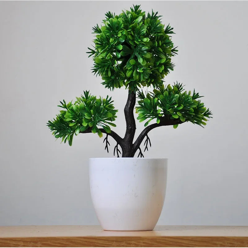 Artificial Plants Potted Bonsai