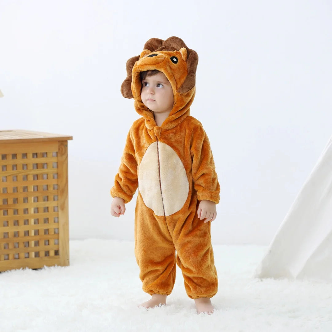 Baby Unisex Romper Kigurumi Infant Cute Stitch Dinosaur Animal Jumpsuits Newborn Cartoon Pajamas For Kids Boys Girls Christmas