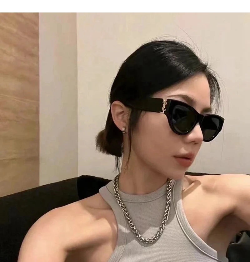 Fashion Women Sunglasses Luxury Retro Sun Glasses Cat Eye Eyewear for Men Gafas De Sol Hombre  Oculos De Sol Masculino 2025