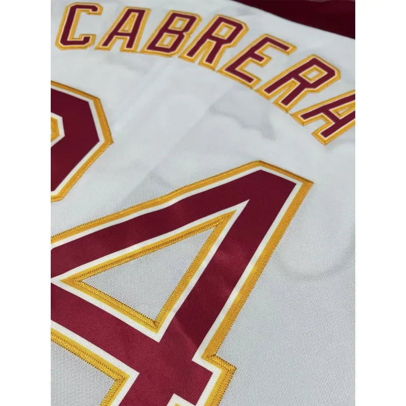 Men's Breathable Baseball Jersey V-Neck Short Sleeve "Venezuela" Embroidery, Breathable Loose Fit Baseball Shirt for Casual Wear