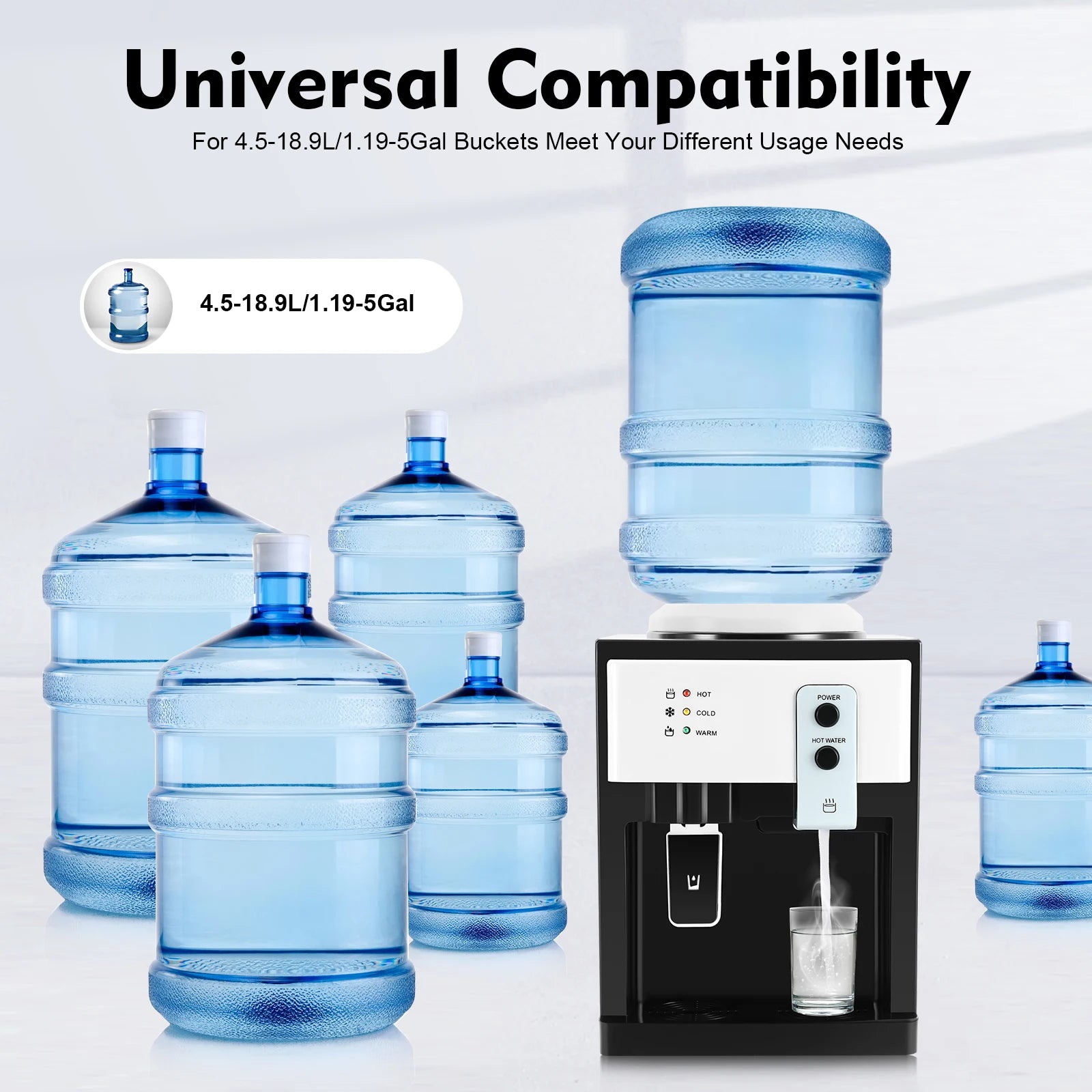 HS-09 Hot/Cold Desktop Electric Water Dispense Water Detachable Design Cooler Dispenser Water Cooler for Home Office