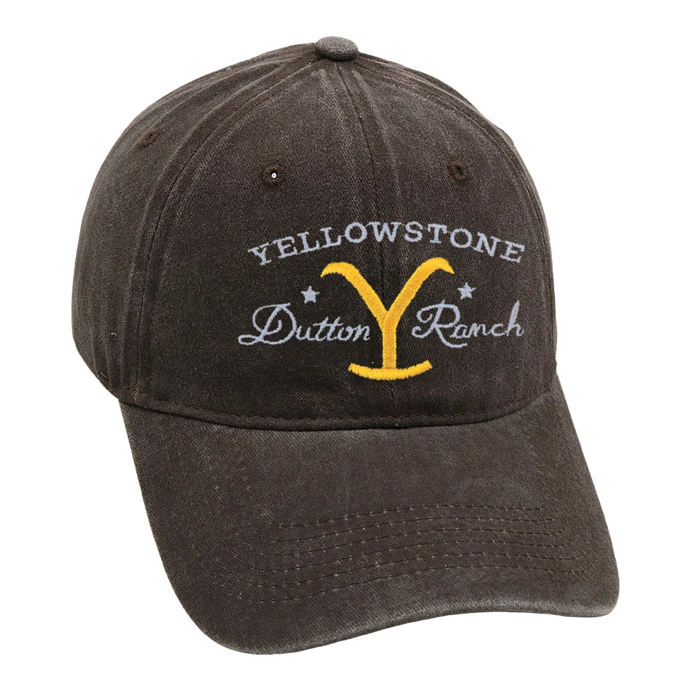 Yellowstone Dutton Ranch Baseball Cap Embroidery Cowgirl Dad Hat Men Summer Casual Farm Hat Unisex