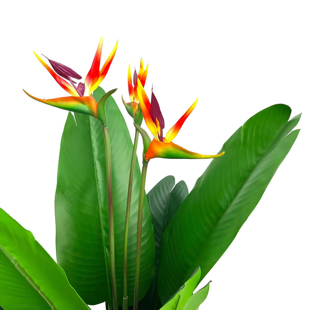 Artificial Leaf Plants Faux Birds Of Paradise Artificial Plant