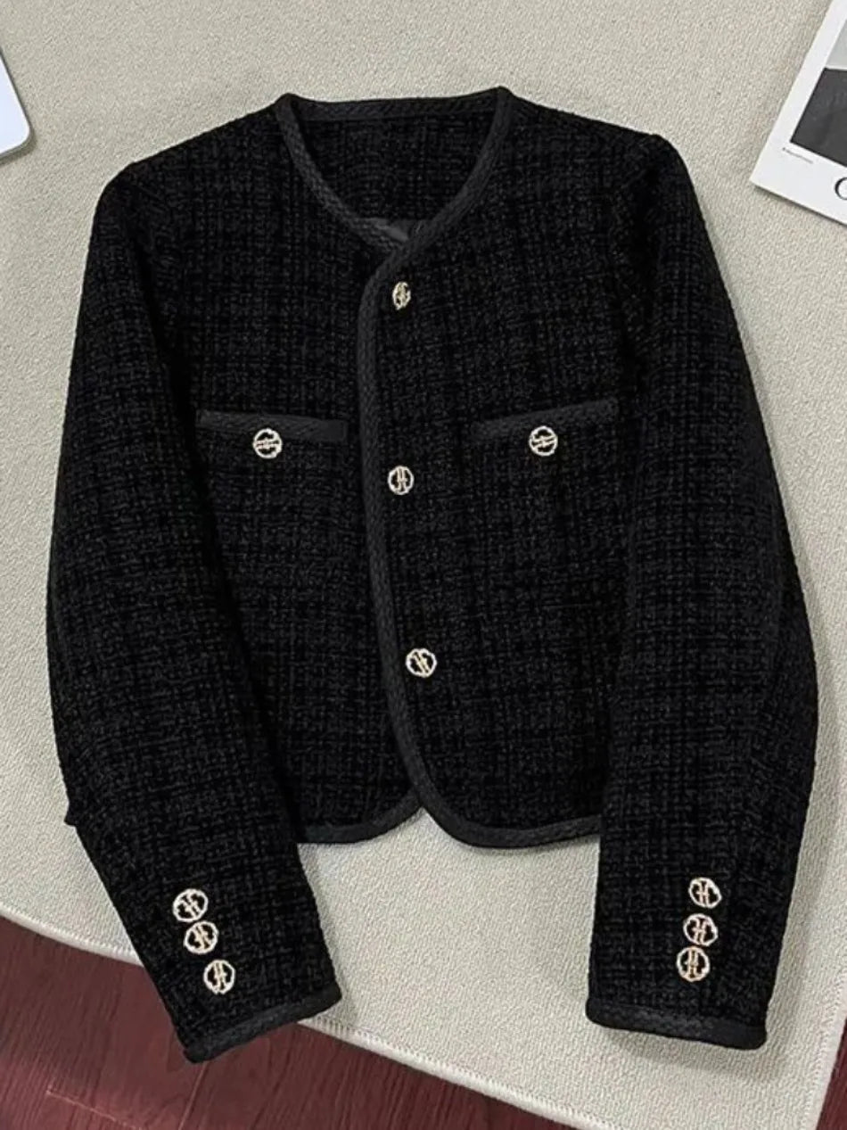 High-end Women's Tweed Coat 2025 Autumn and Winter New Arrival Noble French Elegant Fashionable Versatile Short Jacket
