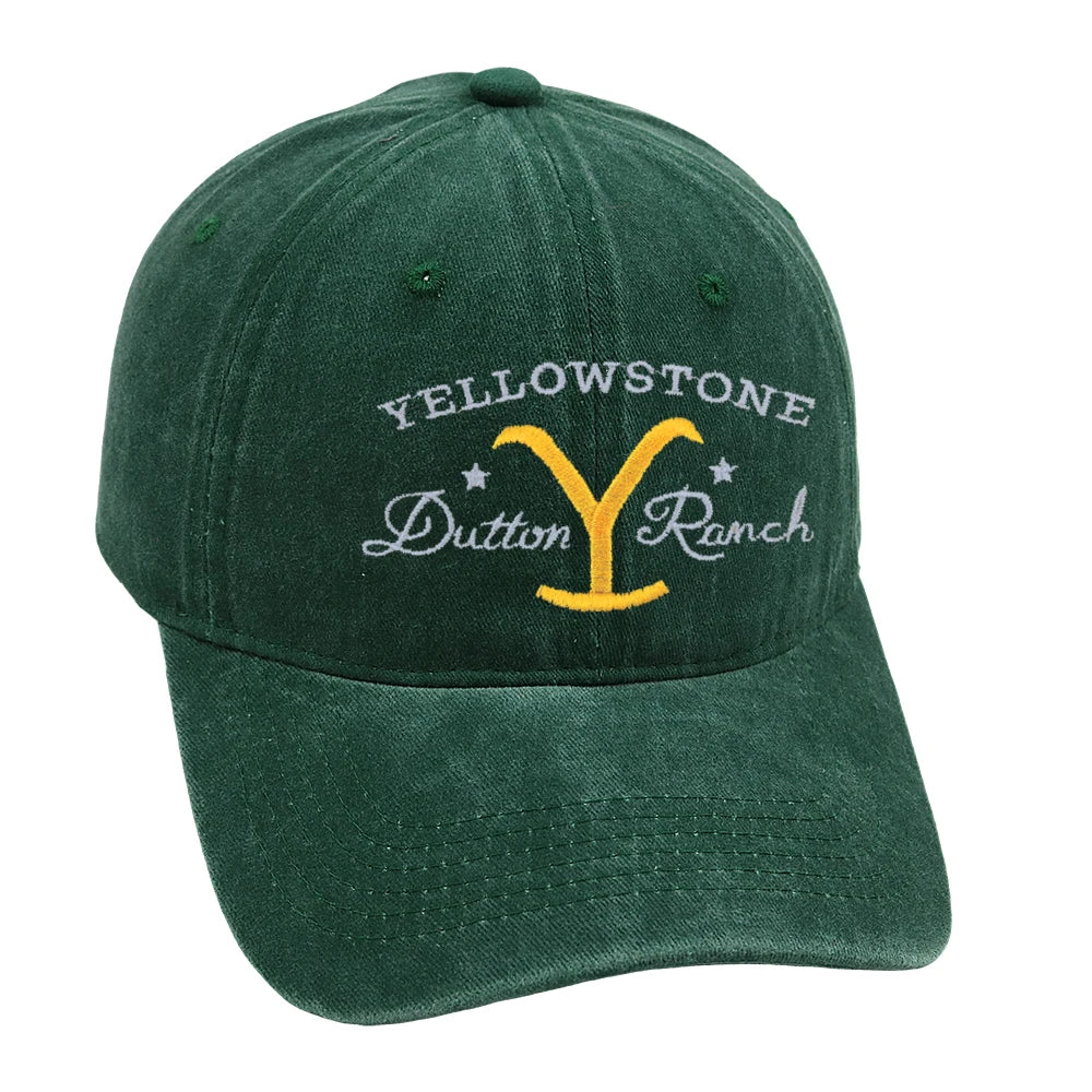 Yellowstone Dutton Ranch Baseball Cap Embroidery Cowgirl Dad Hat Men Summer Casual Farm Hat Unisex