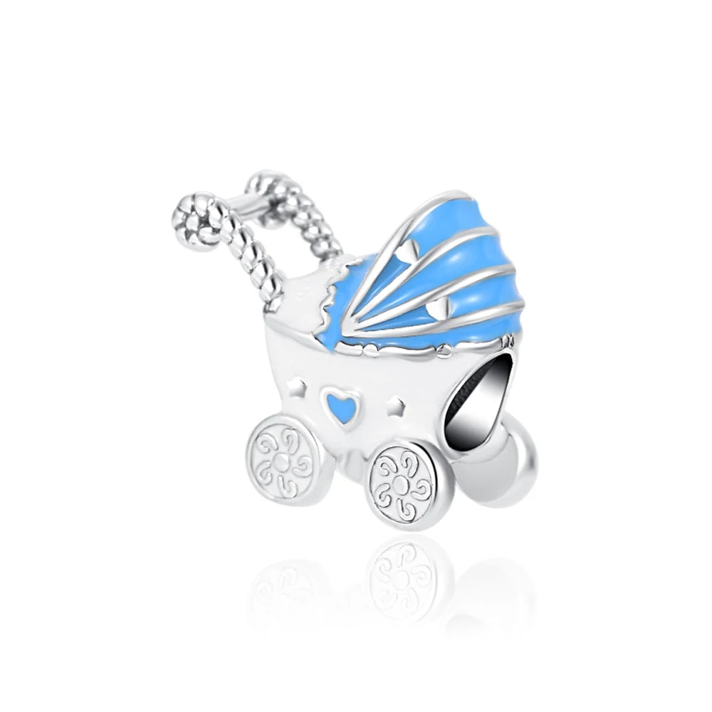925 Sterling Silver House Star Moon Colorful Heart Pendans Beads Diy Fit Original Pendant Charm Bracelet Necklace Women Jewelry