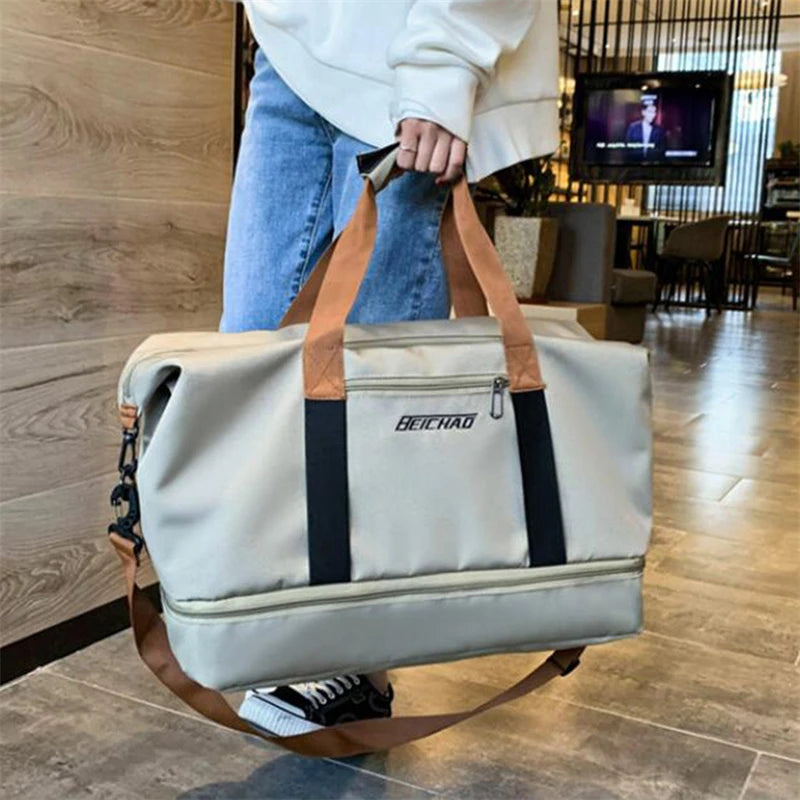 Luggage Bags Leisure Travel Large Capacity Breathable Waterproof Wear-resistant Men and Women's One Shoulder Crossbody Bag