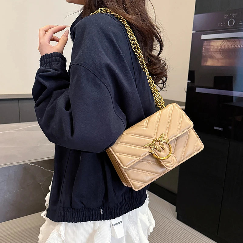 Elegant Mini Handbag for Women Compact Sleek Design Premium Material Perfect for Dates Evening Events Quick Errands