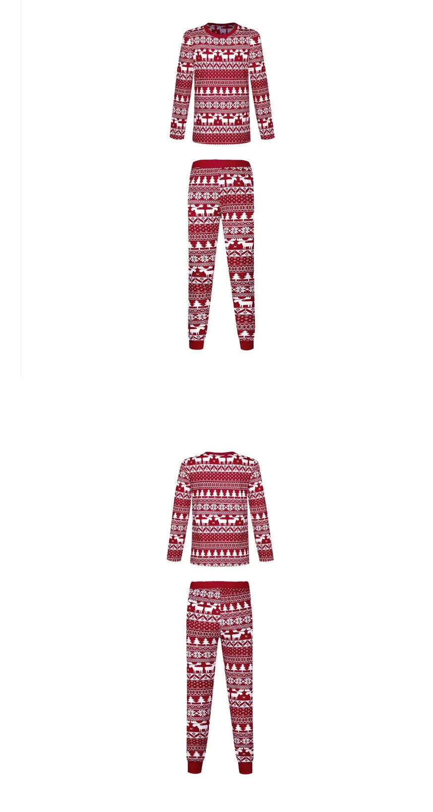 2025 New Family Christmas Pajamas Mom Dad Kids Matching Clothing Set Baby Romper Pjs Soft Loose 2 Pieces Suit Homewear Xmas Look