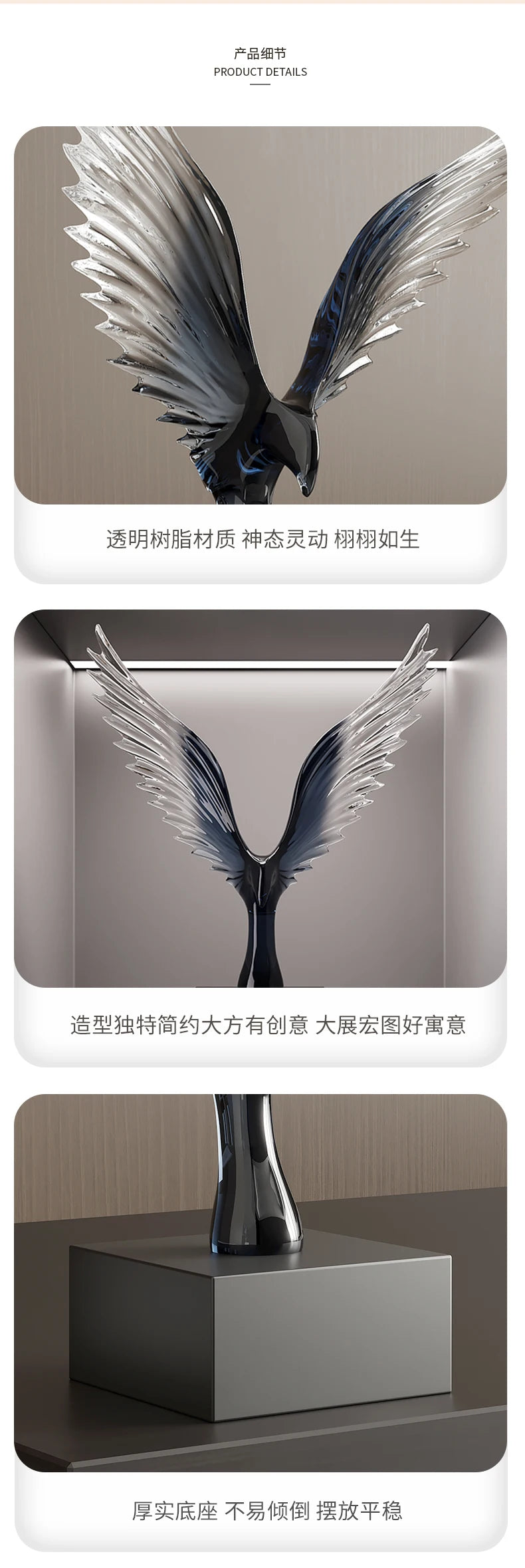 Creative Decor Sculptures Luxury Ornament
