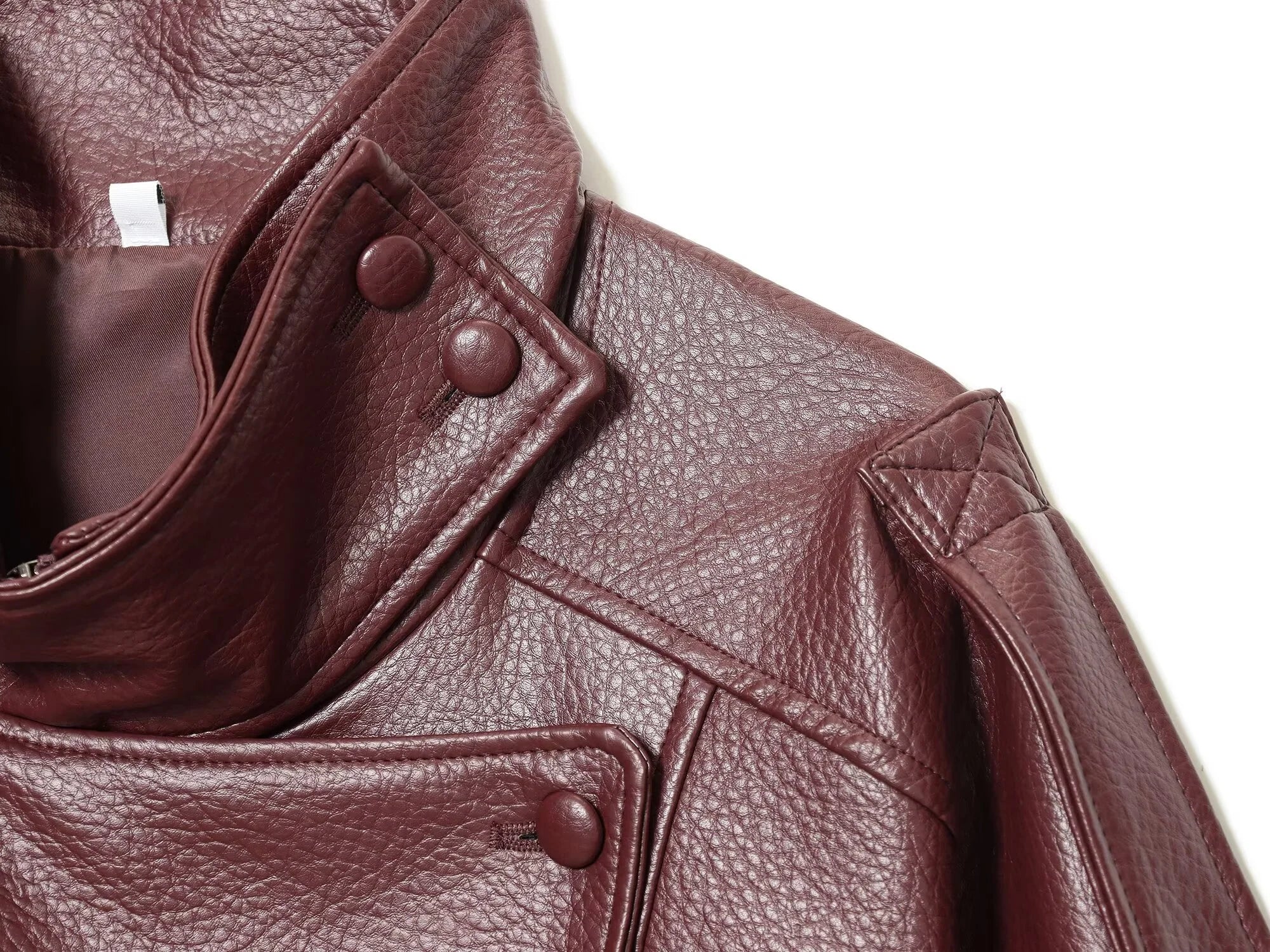 Women Fashion Leather Jacket Autumn
