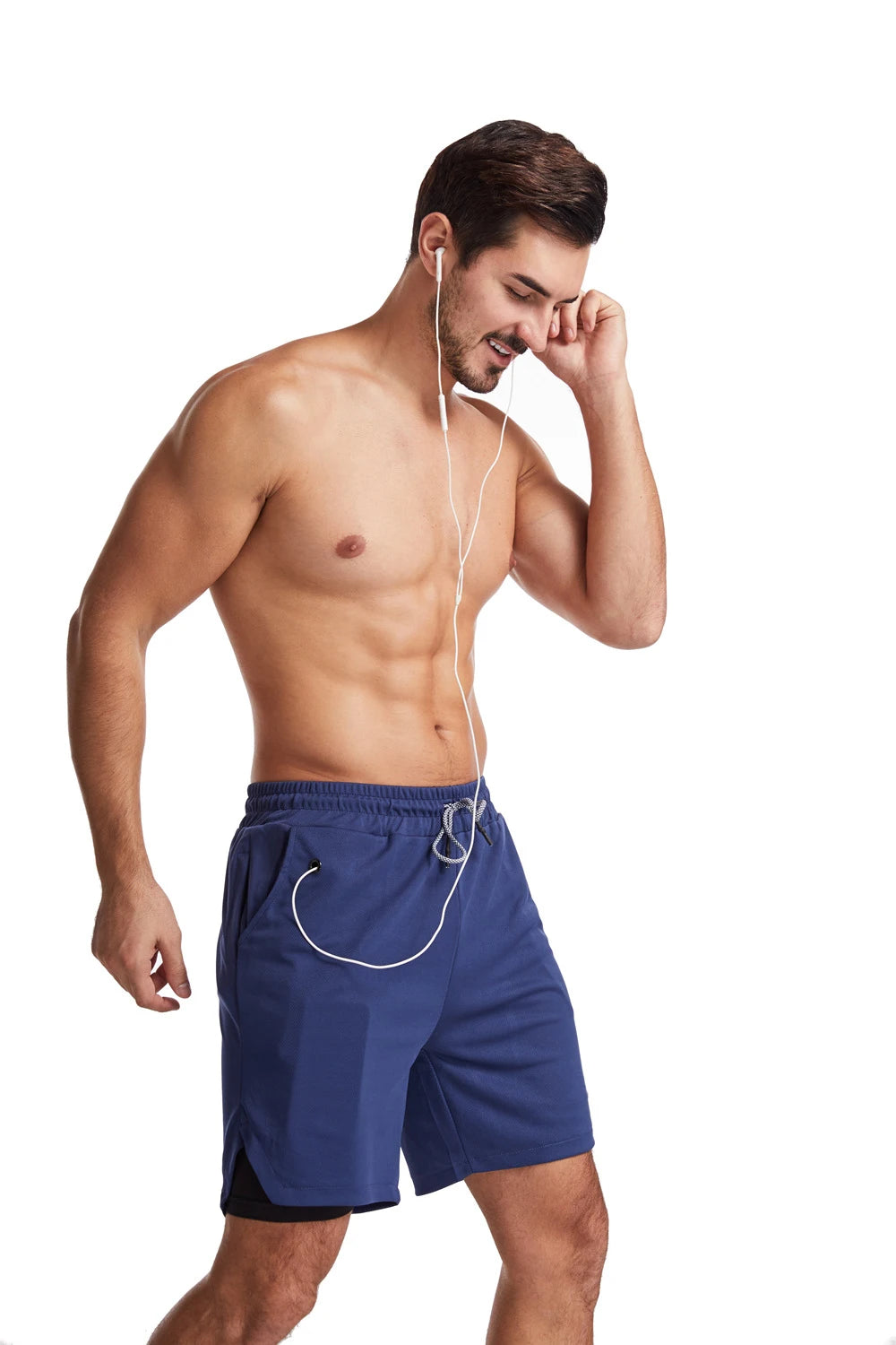 2025 Newest Running Shorts Men 2 in 1 Training Gym Shorts Fitness Men Joggers Jogging Summer Sports Shorts Workout Short Pants