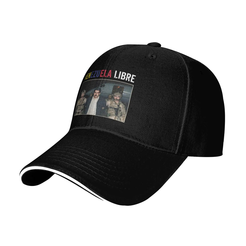 Men Women Free Venezuela Vintage Free Venezuela Hats Stylish Baseball Cap  Trucker Hat Travel Headewear Gift