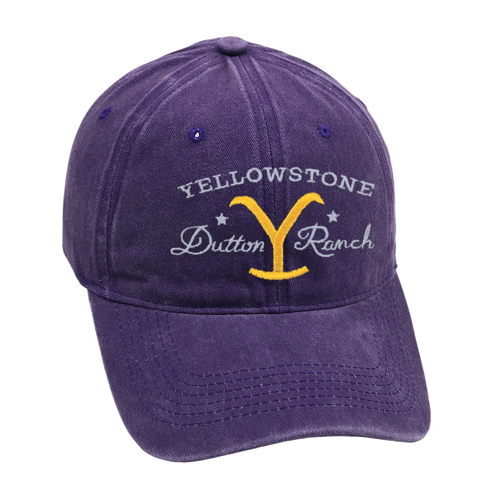 Yellowstone Dutton Ranch Baseball Cap Embroidery Cowgirl Dad Hat Men Summer Casual Farm Hat Unisex