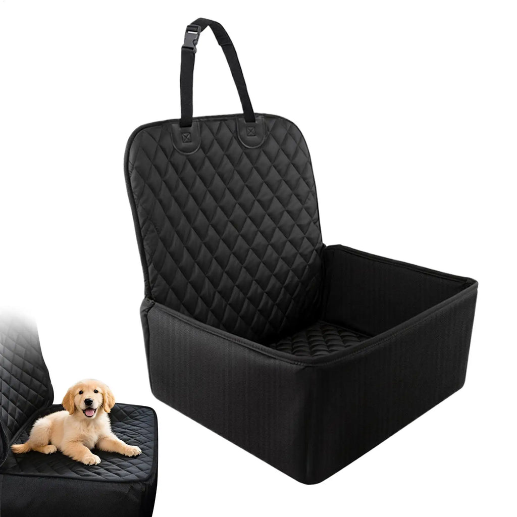 Car Seat for Dogs Large Waterproof Pet Seat Cover for Cars Booster Cushion Protector Carrier for Bed Barrier Backseat Truck Cat