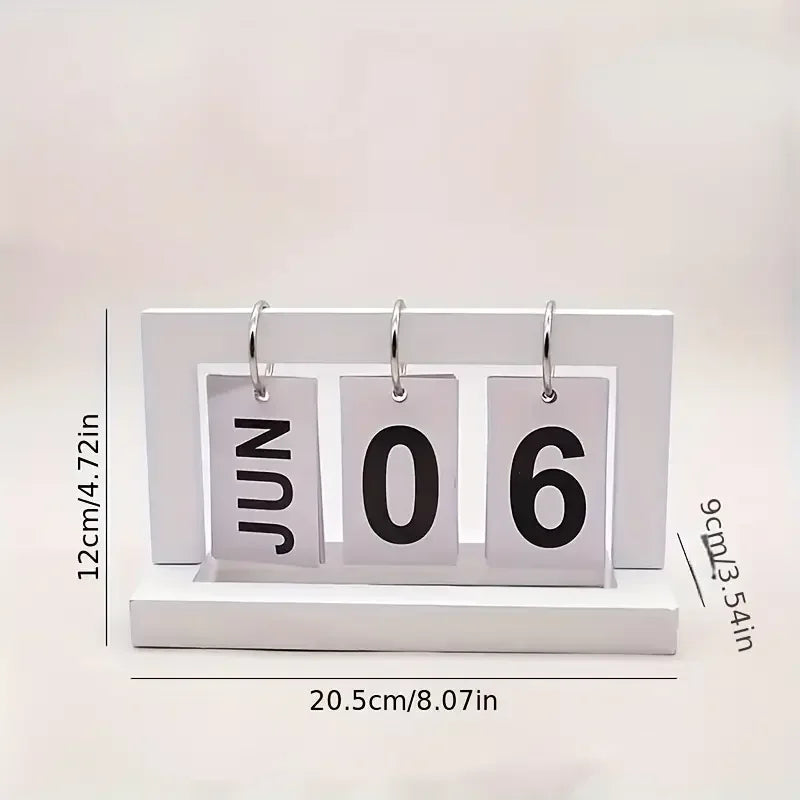 Ins Minimalist Style Living Room Office Decoration Plastic Calendar Ornament Modern Desk Accessories Simple Home Decor Crafts