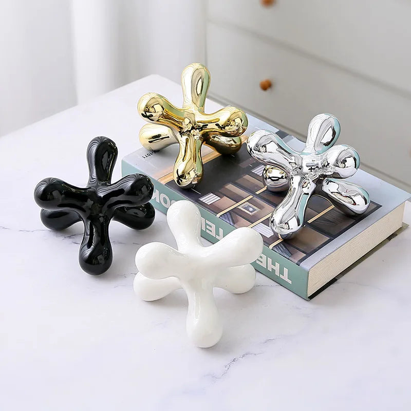 Ceramic Art Tabletop Ornament Luxury Living Room TV Cabinet Wine Cabinet Decor Modern Office Desktop Aesthetic Home Decor Craft