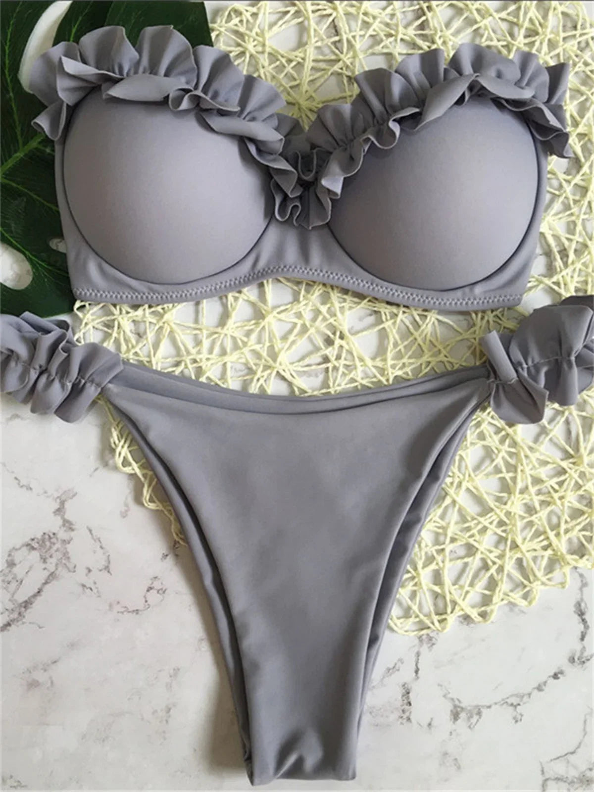 Sexy Leopard Print Bikini Set 2026 – Brazilian Push-Up Swimsuit