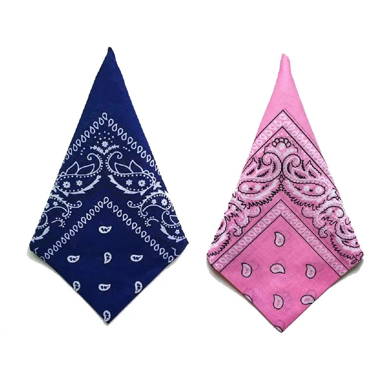 1/2pcs Hip Hop Bandana Man Women Fashion Outdoor Headbands Hair Band Wrist Wraps Hair Scarves High Quality Hair Accessories
