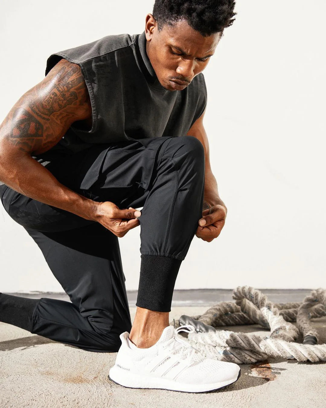 Man Pants Summer Casual Loose Trousers New In Men Clothing Fitness Sport Jogging Tracksuits  Drawstring  Sweatpants  Pants