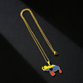 New Venezuela Map Heart Map Design Charm Pendant Necklace For Women Men Venezuelan Fine Charm Clavicle Chain Jewelry Accessories