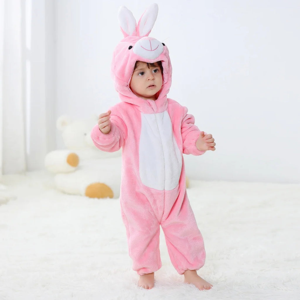 Baby Unisex Romper Kigurumi Infant Cute Stitch Dinosaur Animal Jumpsuits Newborn Cartoon Pajamas For Kids Boys Girls Christmas