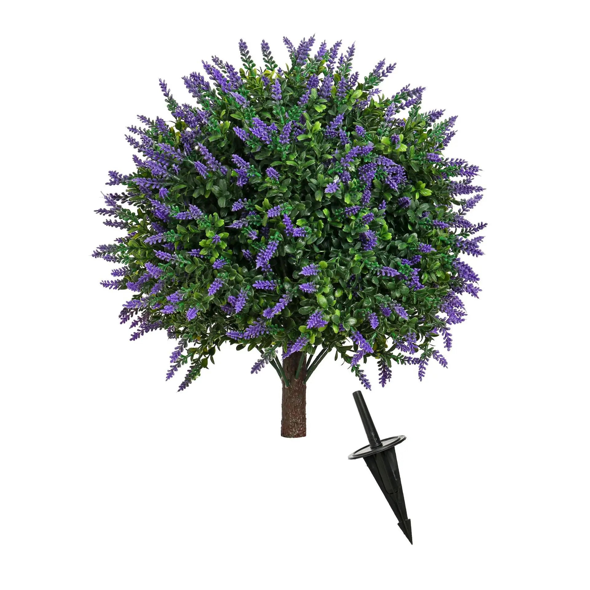 Artificial tree,lavender potted plant,artificial greenery,UV resistant, ground-mounted, suitable for garden and porch decoration