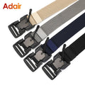 Man Belt Nylon Webbing  Working belt Casual belt men Magnetic Canvas Buckle Fabric Waist Belt Men's trousers Waistband HB050 ﻿