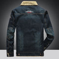 Men Windbreaker Fleece Thick Warm Winter Denim Jackets Mens Jackets Outwear Jeans Coat Male Multi-pockets Cowboy Clothing