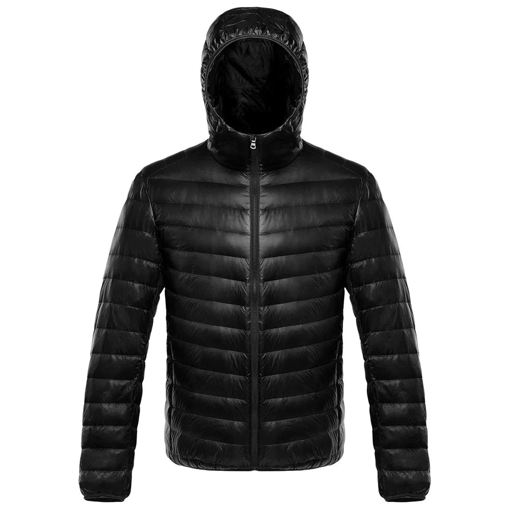 Men Winter Thermal down Jacket Ultra Light Coats Youth down Jacket