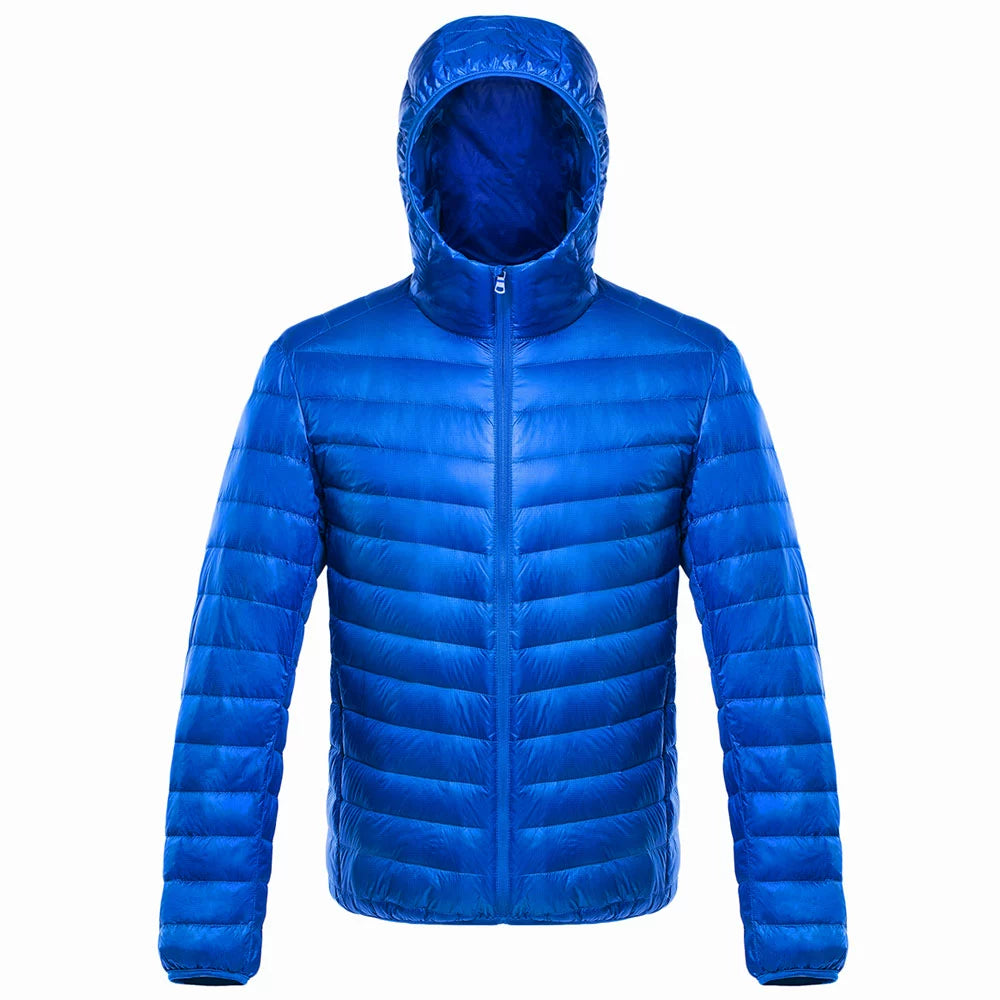 Men Winter Thermal down Jacket Ultra Light Coats Youth down Jacket