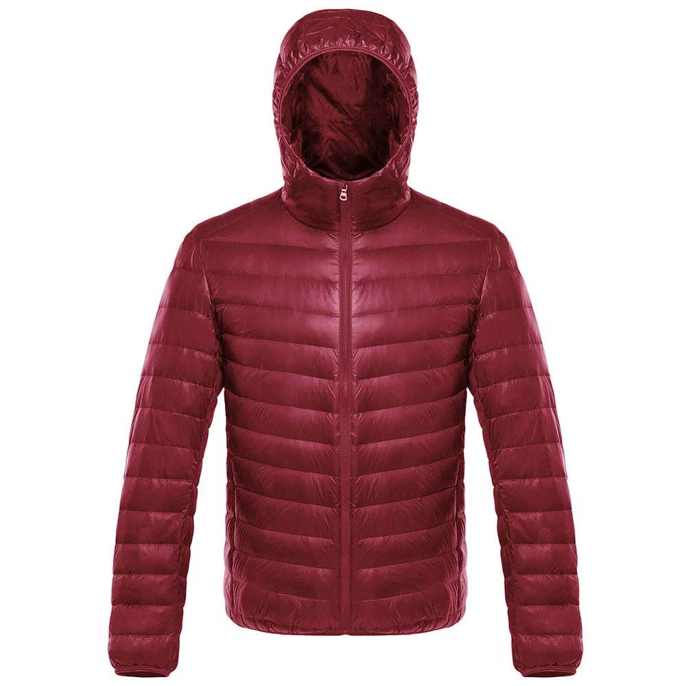 Men Winter Thermal down Jacket Ultra Light Coats Youth down Jacket