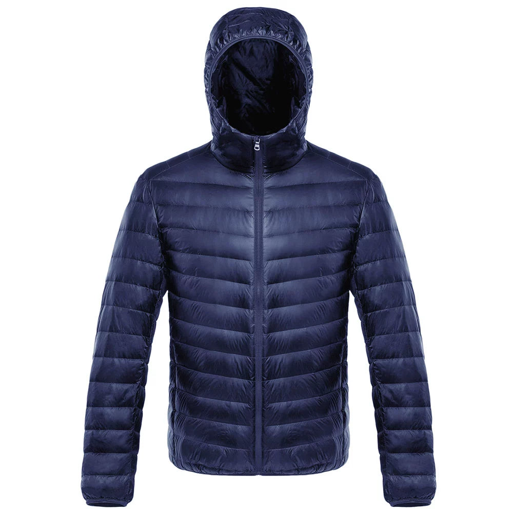 Men Winter Thermal down Jacket Ultra Light Coats Youth down Jacket