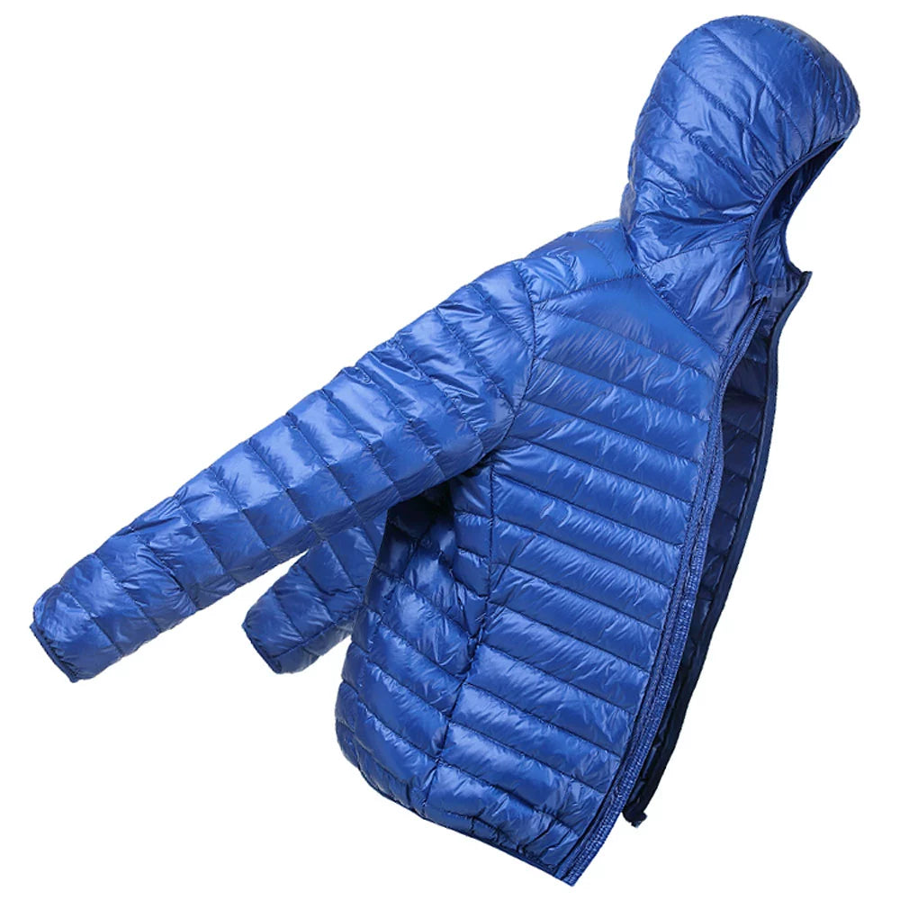 Men Winter Thermal down Jacket Ultra Light Coats Youth down Jacket