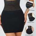 Women's High-Waisted Bodycon Skirt - Tummy Control Butt Lifting Short Skirt with Hollow Out & Fit, Stretchy Short Length for Parties, Night Out, Casual Attire - Spring Summer Fall Skirt for Dresses Layering (Non-)