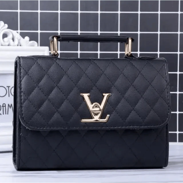 Decent Black Luxury Crossbody Bags For Women And Girls Designer Small Messenger Shoulder Bag For Women