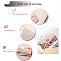Delightful Small Floral PU Leather Money Purse For Women And Girls Fashion Designer Buckle Wallets for Female
