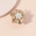 Pearl Flower Ring | 18K Gold-Plated | Elegant & Feminine