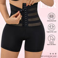 Women's High-Waisted Tummy Control Butt Lift Shaping Shorts - Adjustable Front Zipper/Button Closure, Butt Enhancing Slim-Fit Underwear with Compression Fit, Lift & Posture (Black) - Hand Washable for Jeans & Dresses